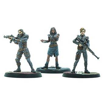 Modiphius Entertainment Fallout Wasteland Warfare Raiders Nuka World Wave 3-Pack Operators Bosses Resin Miniatures