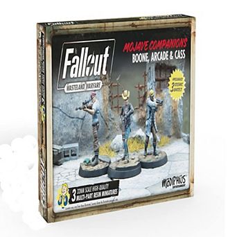 Fallout Wasteland Warfare Mojave Companions 3 pc Resin Miniature Set