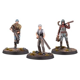Fallout Miniatures Far Harbor Wave 3 pc Survivors Harbormen Resin Figures & Bases