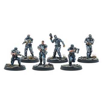 Fallout Wasteland Warfare Enclave-Force Capital Wave 6 pc Unpainted Resin Miniatures