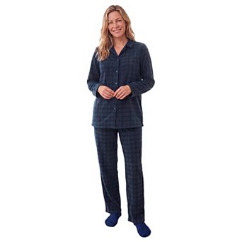 Only Necessities Plus Size Soft & Cozy Pajama Set & Socks