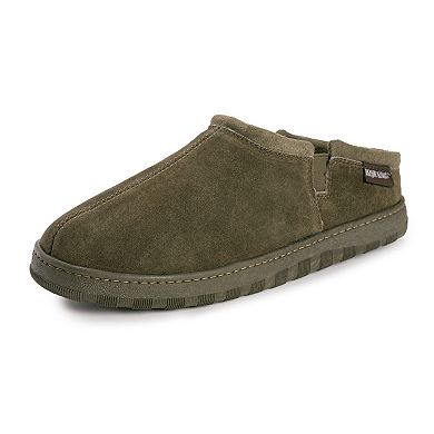 MUK LUKS Matt Men's Printed Berber Suede Clog Slippers