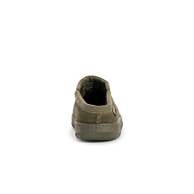 MUK LUKS Matt Men's Printed Berber Suede Clog Slippers
