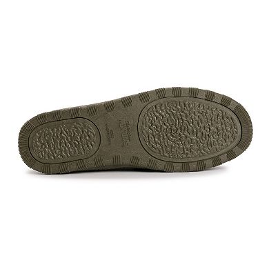 MUK LUKS Matt Men's Printed Berber Suede Clog Slippers