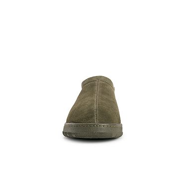 MUK LUKS Matt Men's Printed Berber Suede Clog Slippers