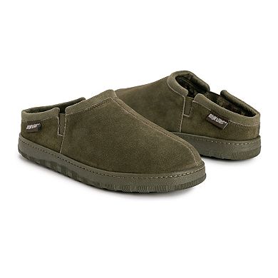 MUK LUKS Matt Men's Printed Berber Suede Clog Slippers