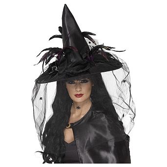 Smiffys Womens/Ladies Witches Hat Costume Prop
