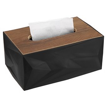 Elegant Diamond Style Rectangular Tissue Box Cover for Home and Office Use