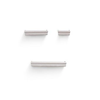 3 pc 17.91" Wood Floating Shelves, Wall Mount with Invisible Brackets for Home Storage & Decor