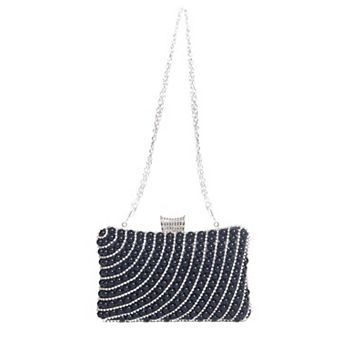 Rhinestone Clutch Handbag with Chain Strap