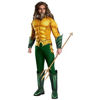 Men's Aquaman Padded Jumpsuit Costume - Deluxe