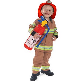 Boys' Reflective Firefighter Costume