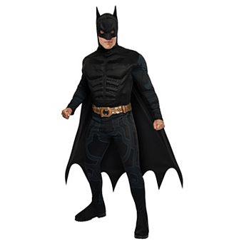 Men's DC Comics The Dark Knight Batman Muscle Chest Costume - Deluxe