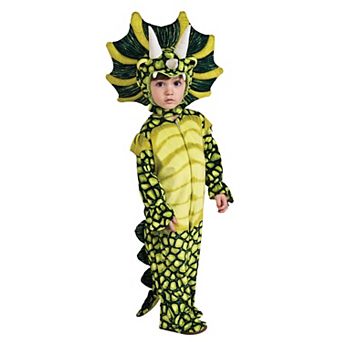 Boys' Green Triceratops Costume