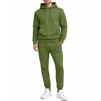 Galaxy Studio JK Men’s Soft Fleece Cotton Blend Pullover Hoodie & Sweatpants Jogging Set