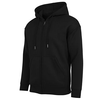 Galaxy Men's Sherpa Lined Full Zip-Up Hoodie Sweatshirt (S-3XL)