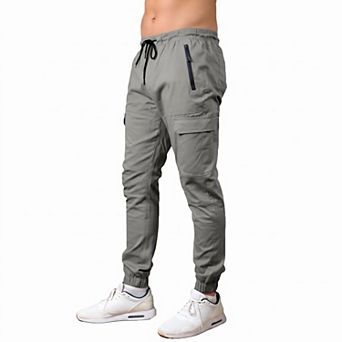 Blu Rock Men's Cotton Flex-Stretch Cargo Jogger