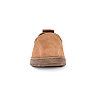 muk luks men's leather berber fleece slippers