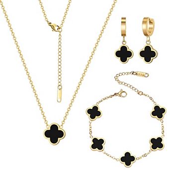 Clover Charm Jewelry Set