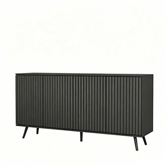 Trikiousd Sideboard Storage Cabinet with Adjustable Shelves