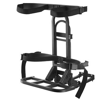 True Grip 2-Bag Golf Cart Rear Seat Bag Holder, Carbon Steel Bag Holder Bracket