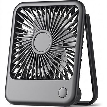 Portable USB Mini Fan Battery Operated Quiet 3-Speed Adjustable Folding
