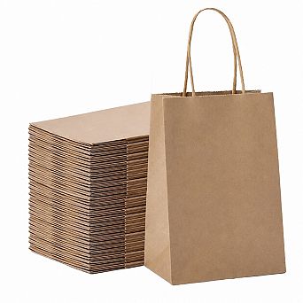 White Paper Gift Bags With Handles Bulk Sustainable Durable Versatile