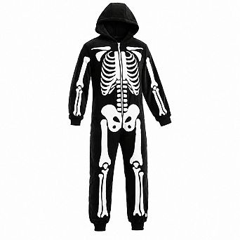 Adult Skeleton Jumpsuit Costume For Halloween Themed Parties Stage Performances