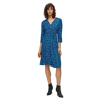 Boss Womens/Ladies Abstract V Neck Wrap Dress