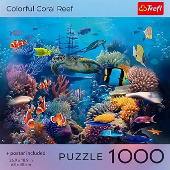 Trefl 1000 pc Puzzle - Colorful Coral Reef