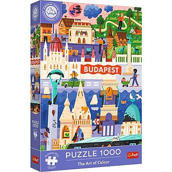 Trefl Premium Plus European Puzzle Championship The Art of Colour Puzzle