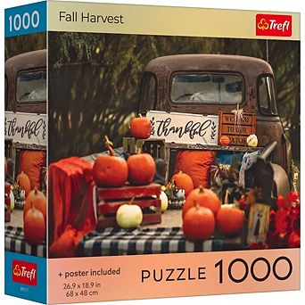 Trefl 1000 pc Puzzle - Sun and Moon at Sunset
