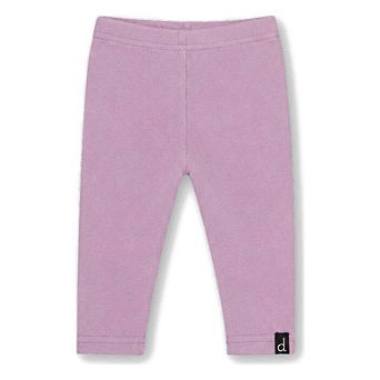 Baby Girl Vertical Rib Elastic Waist Leggings