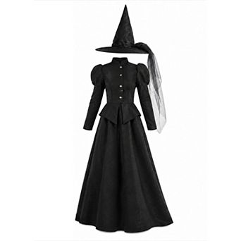 Witch Costume Women Dress Set For Halloween Costume Party Events