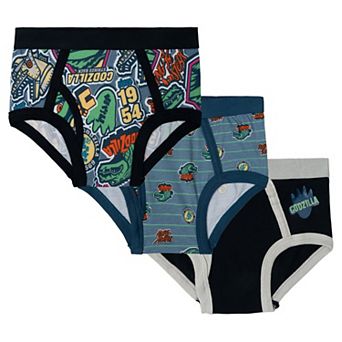 Godzilla 3-Pack Underwear Briefs