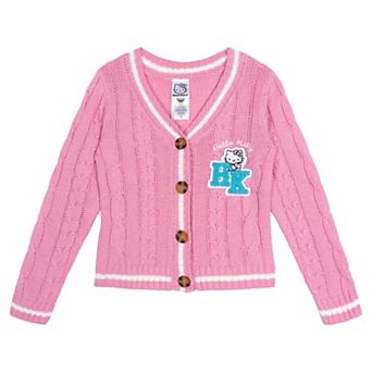 Hello Kitty Varsity Cardigan Sweater