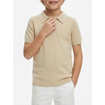 Boys Polo Shirt, Kids Knit Polo Short Sleeve Pullover, Breathable Soft Summer Boys T-Shirts & Tops