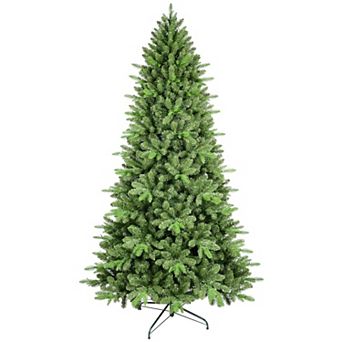 6ft Unlit Green Artificial Christmas Tree, Realistic PE PVC Spruce Christmas Tree with 1156 Tips