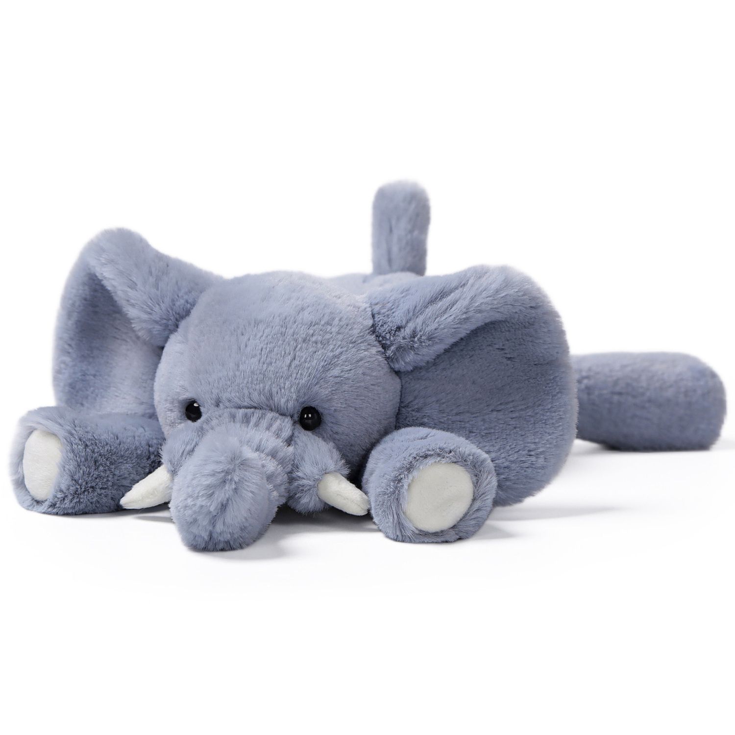 Детские мягкие игрушки McHugs Lazy Series Elephant 7-inch Soft Weighted Cuddle Toy