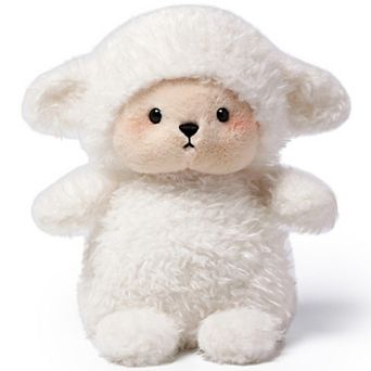 McHugs New Born Baby Lamb 7-inch Soft Weighted Cuddle Toy