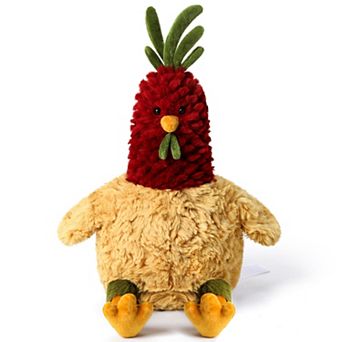 McHugs Farm Series Tropical Chicken 9.8-inch Soft Weighted Cuddle Plush Toy