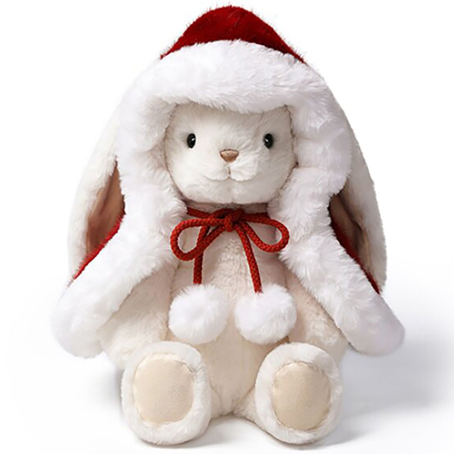 Детские мягкие игрушки McHugs Red Riding Hood Smiling Rabbit 9.8-Inch Soft Weighted Cuddle Toy