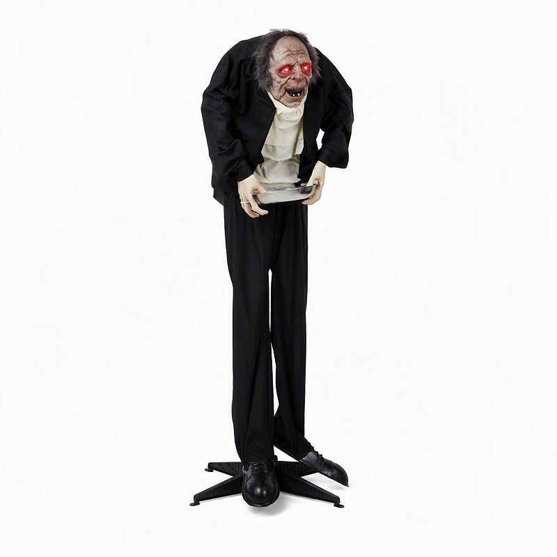 Merck Hearth 5 ft Animated Halloween Decoration Sound Activated Candy ...