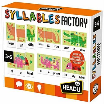 HEADU Syllables Factory Phonics Puzzle Word Game