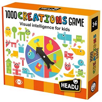 HEADU 1000 Creations Animal & Object Tile Game
