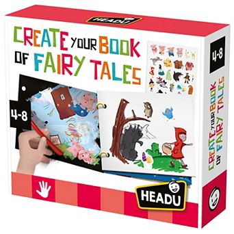 HEADU Create Your Book of Fairy Tales DIY Clip Ring Story Book