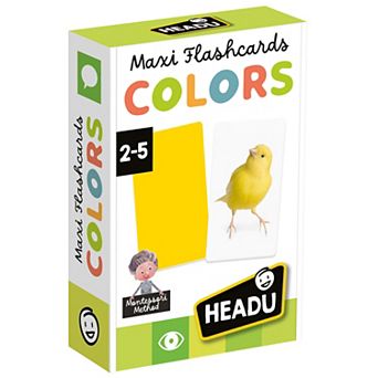 HEADU Maxi Flashcards Colors Sorting & Matching Game
