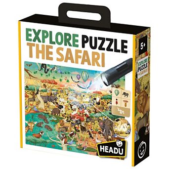 HEADU Explore The Safari 70 pc Activity Puzzle