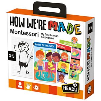 HEADU How We're Made Montessori Human Body Game