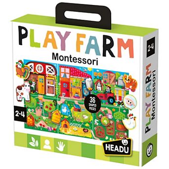 HEADU Play Farm Montessori Matching & Sorting Game